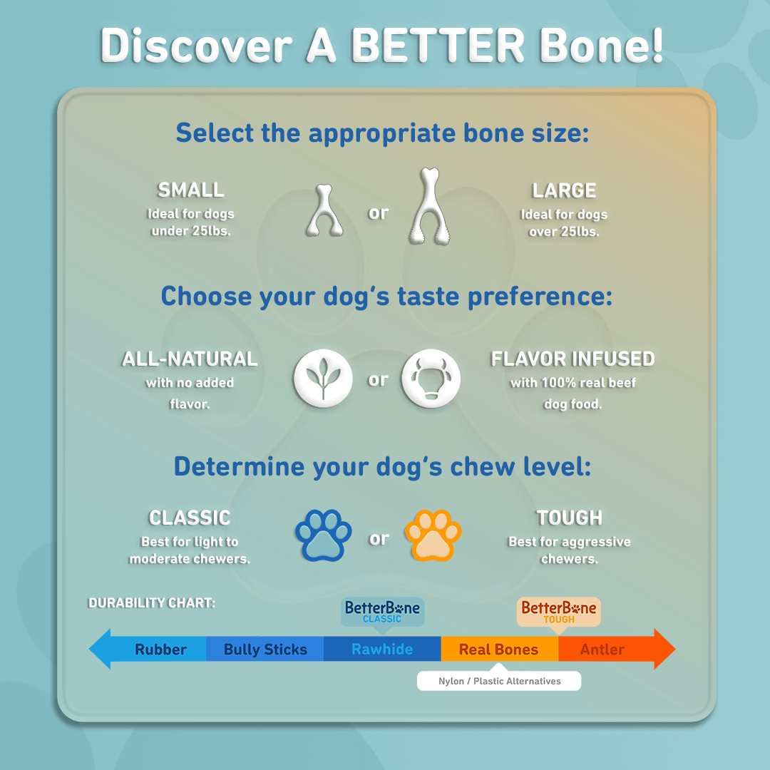 BetterBone SOFT- All-Natural, Safer on Teeth, Sustainable: Beef / Large (dogs over 25 lbs)