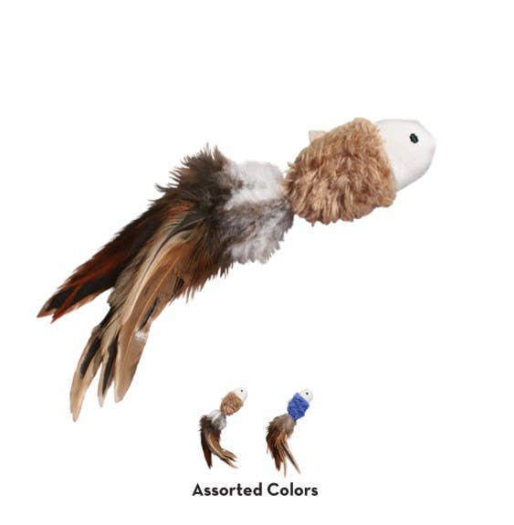 KONG® Naturals® Crinkle Fish Cat Toy 2pk Assorted