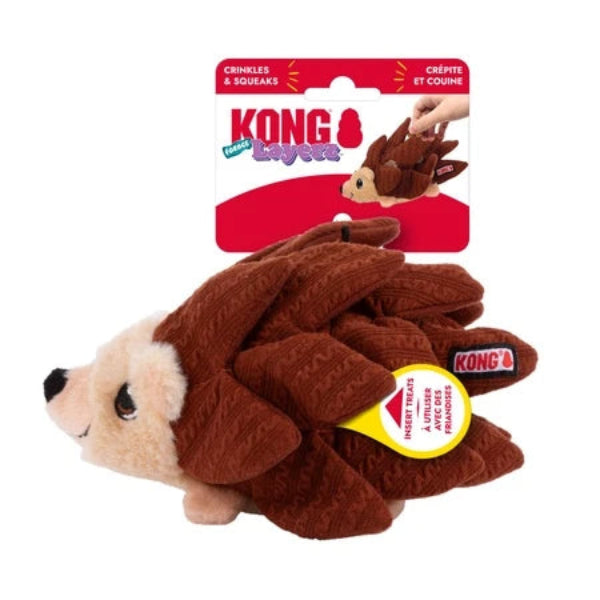 KONG® Layerz Forage Hedghog Dog Treat Dispenser – Medium