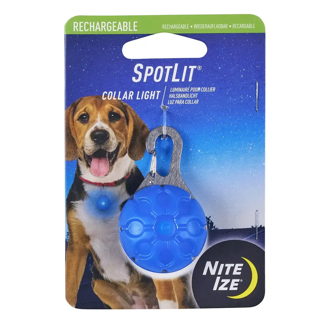 Nite Ize SpotLit® Rechargeable Collar Light - Blue