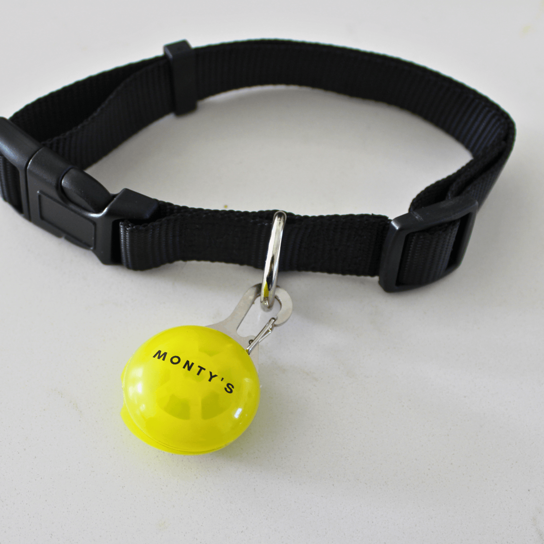 USB Rechargeable Flashing Dog Collar/Harness Light - Yellow