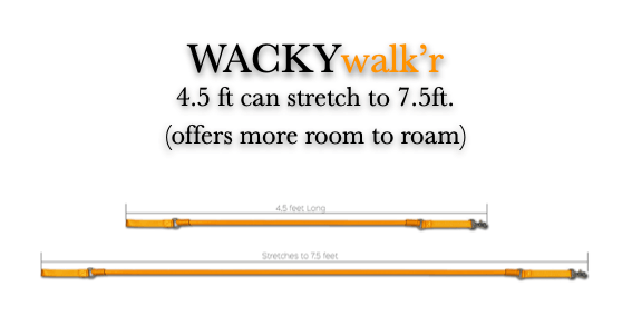 WACKYwalkr' - No Pull Dog Leashes