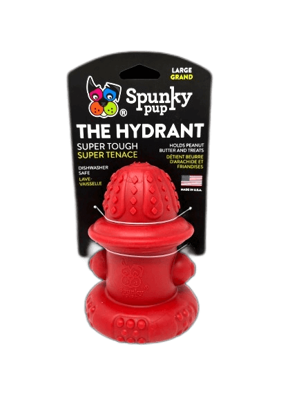 Spunky Pup Rubber Hydrant - Made in the USA: Large