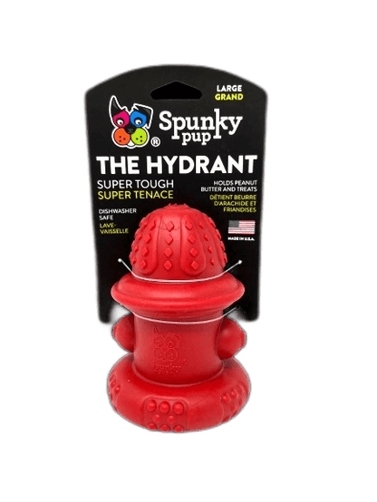 Spunky Pup Rubber Hydrant - Made in the USA: Large