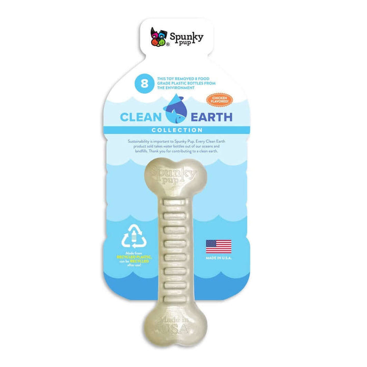 Clean Earth Recycled Hard Chews - Made in the USA: Bone