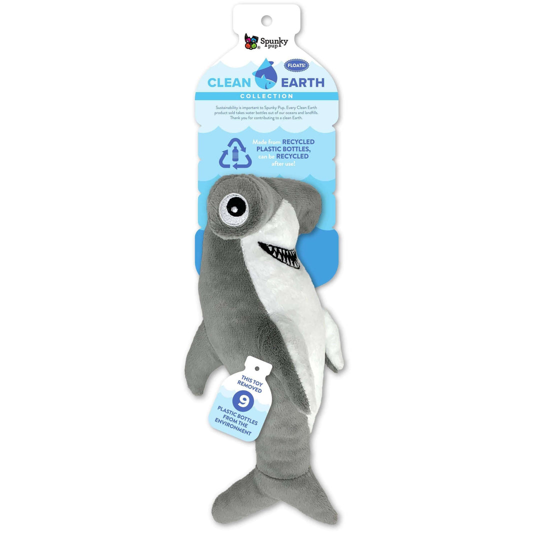 Clean Earth Recycled Plush Toys - 100% Sustainable: Large / Hammerhead Shark