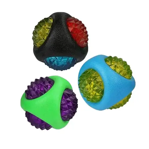 MULTIPET Doglucent TPR Dental Diamond Ball 3"