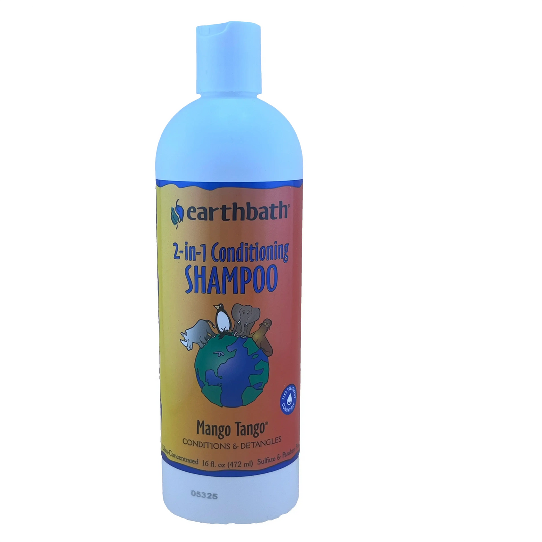 earthbath® 2-in-1 Conditioning Shampoo — Mango Tango (16 oz)