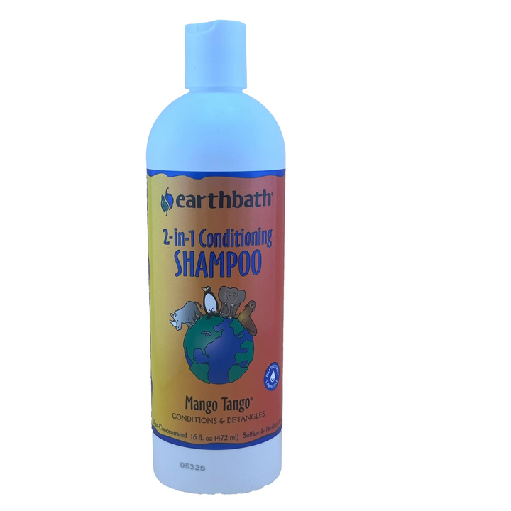 earthbath® 2-in-1 Conditioning Shampoo — Mango Tango (16 oz)