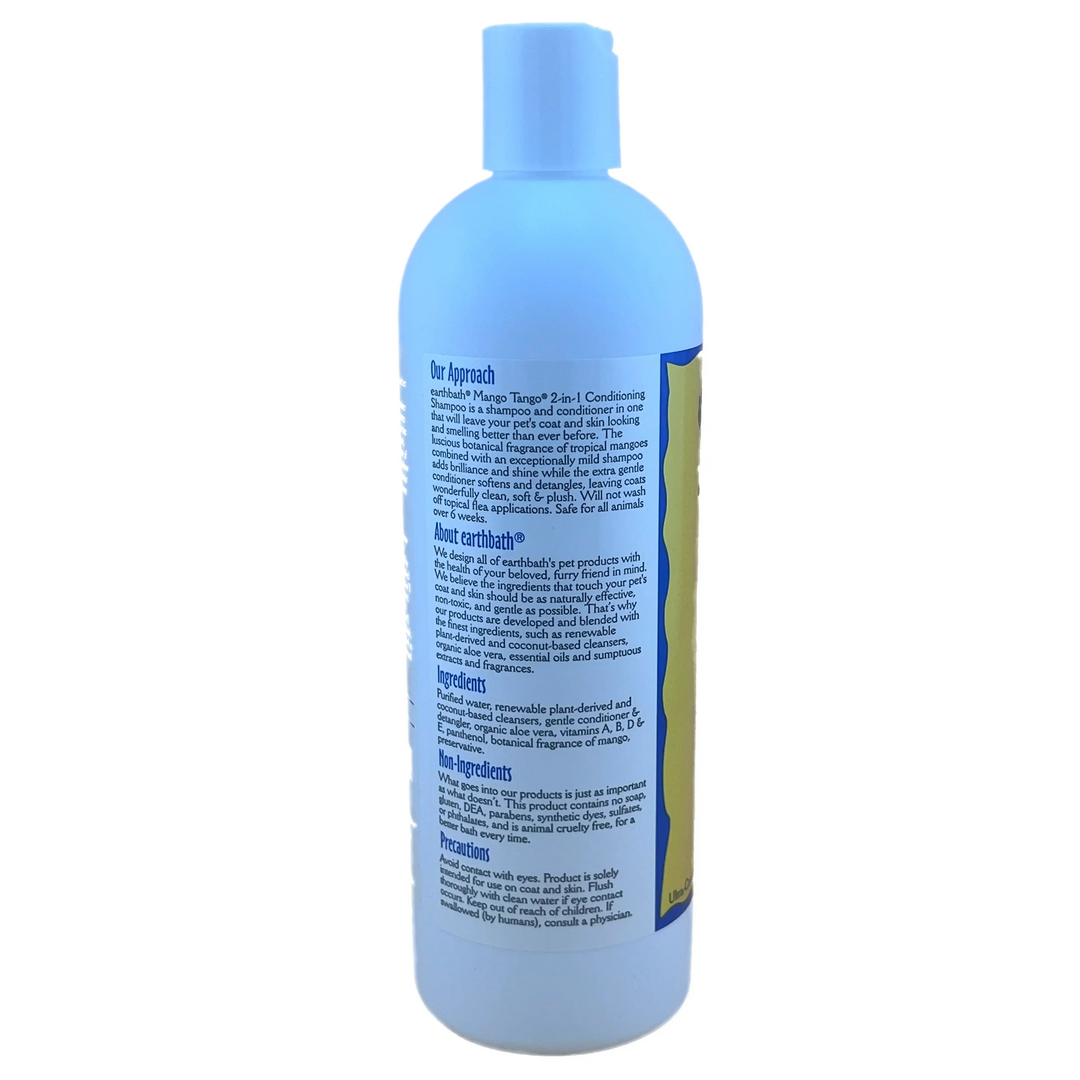 earthbath® 2-in-1 Conditioning Shampoo — Mango Tango (16 oz)
