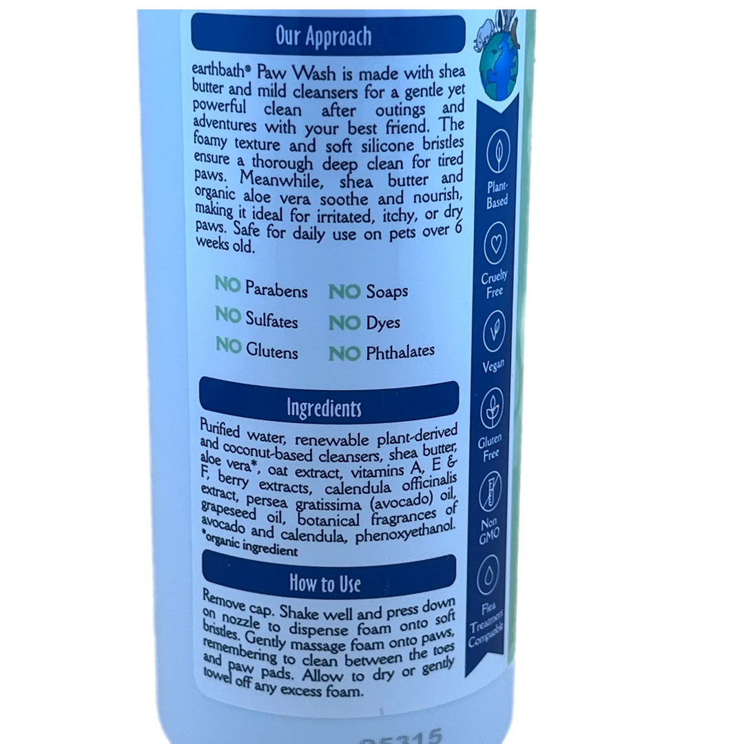earthbath® Paw Wash 8oz