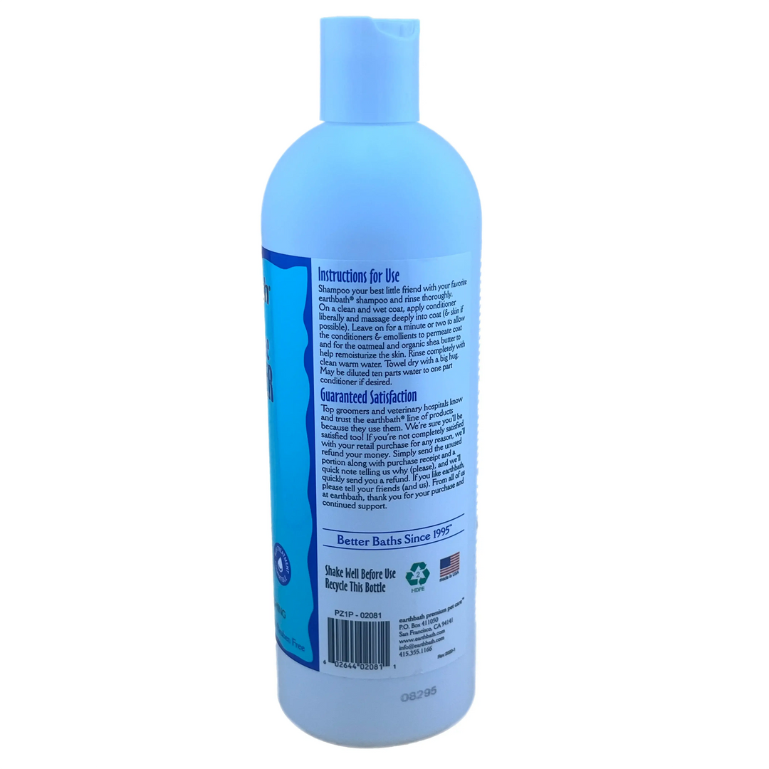 earthbath® Oatmeal & Aloe Conditioner – Vanilla & Almond (16 oz)