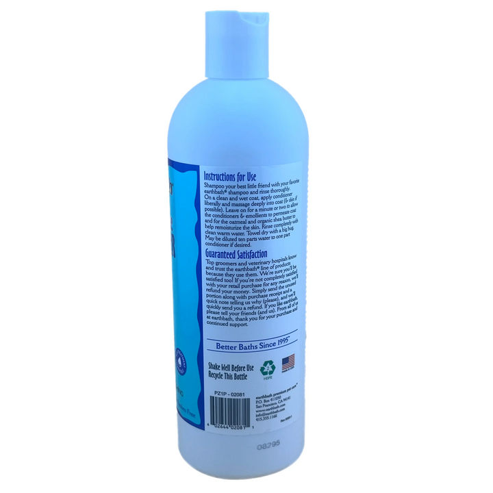earthbath® Oatmeal & Aloe Conditioner – Vanilla & Almond (16 oz)