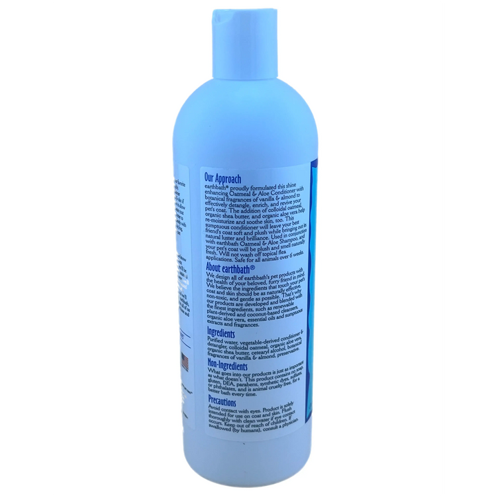 earthbath® Oatmeal & Aloe Conditioner – Vanilla & Almond (16 oz)