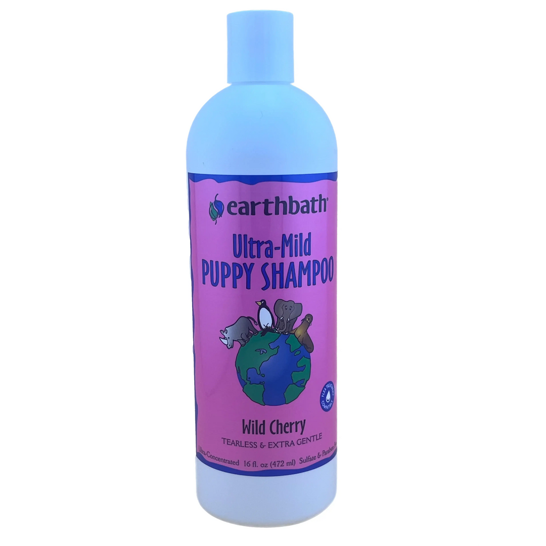 Earthbath Ultra-Mild Puppy Shampoo – Wild Cherry (16 oz)