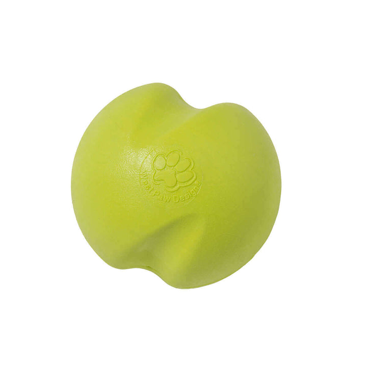 West Paw Jive® Dog Toy Ball for Chew, and Fetch: Granny Smith / Extra Small
