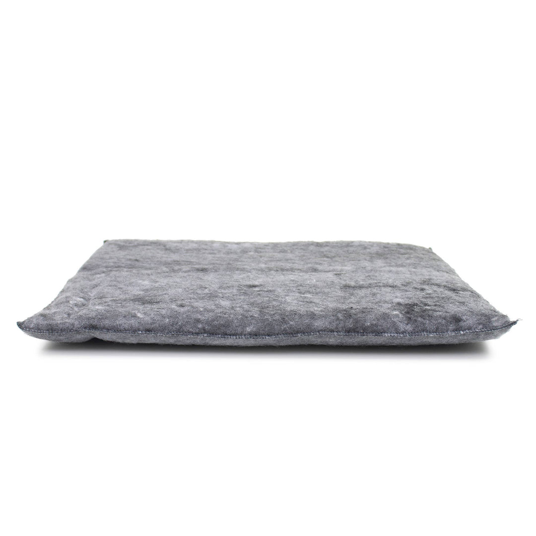 Gray cushion on a white background
