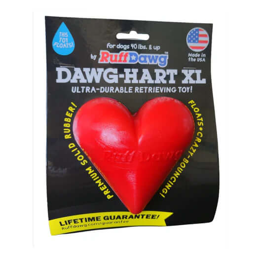 Ruff Dawg - DAWG HART RED XL Lifetime Guaranteed