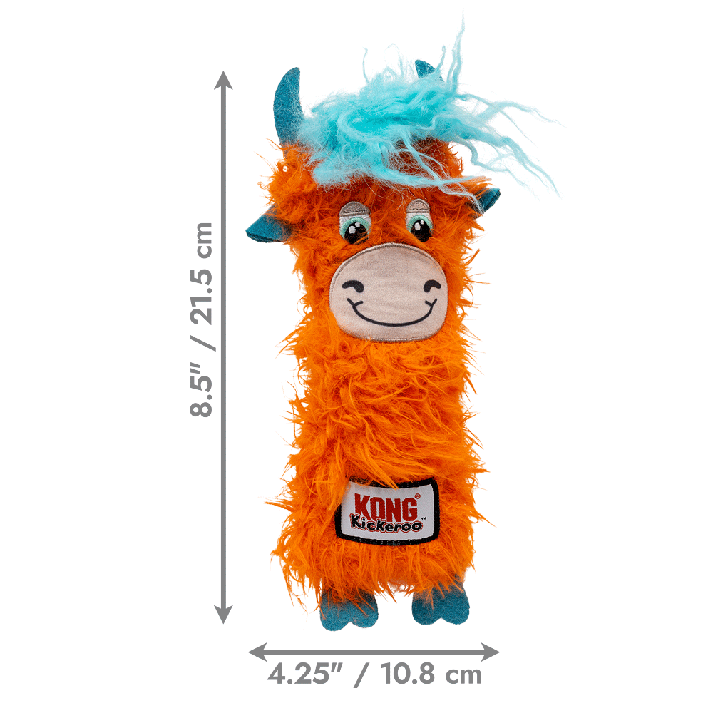 KONG Kickeroo Highland Cow Cat Toy