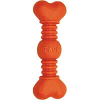 KONG SqueakStix Wigglerz Large 12" Dog Toy (Orange)