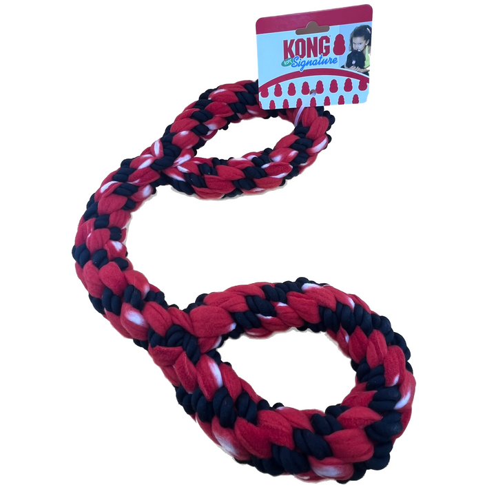 KONG Signature Rope Double Tug Dog Toy 1ea/22in