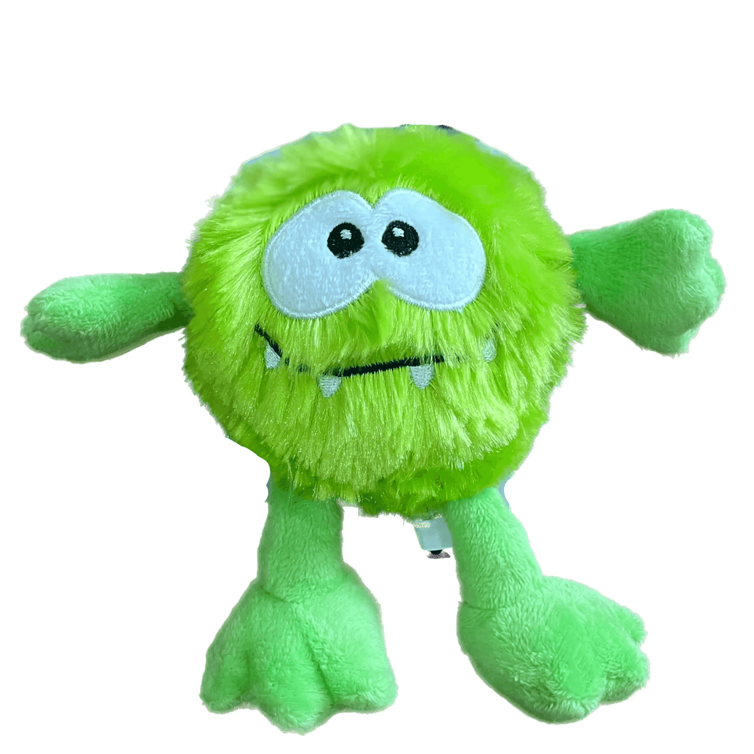 Multipet Minipet Plush Monsters Dog Toy Asst. 5"