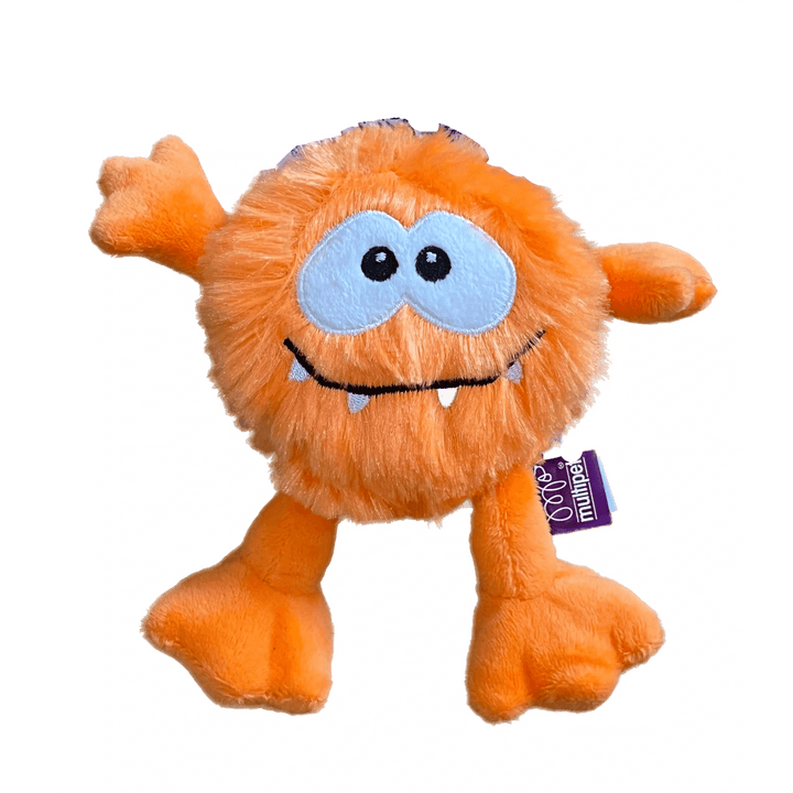 Multipet Minipet Plush Monsters Dog Toy Asst. 5"