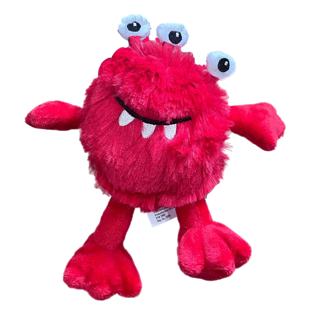 Multipet Minipet Plush Monsters Dog Toy Asst. 5"