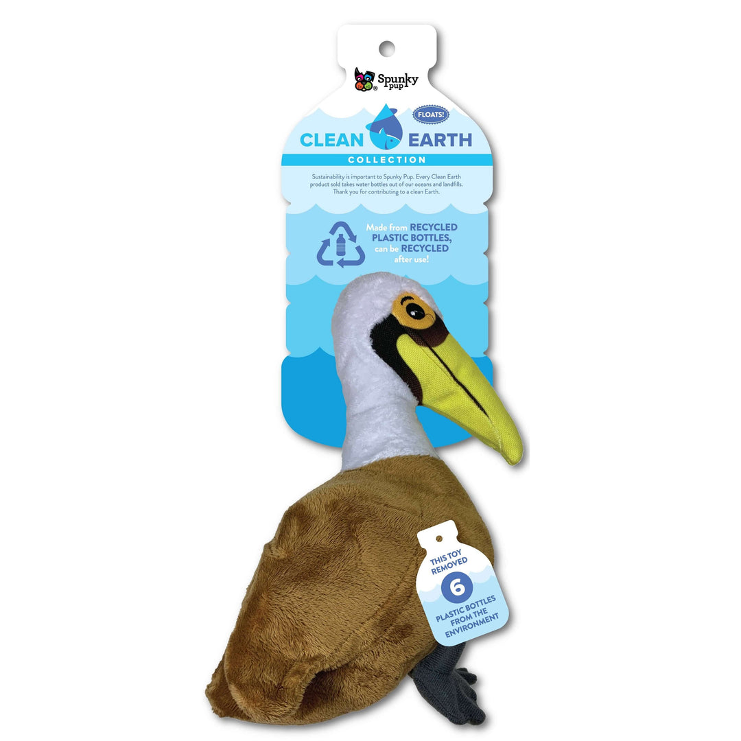 Clean Earth Recycled Plush Toys - 100% Sustainable: Large / Pelican