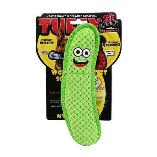 Tuffy® Funny Food Pickle Dog Toy