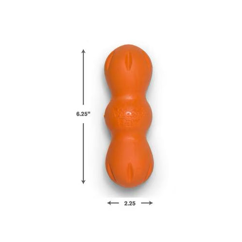 West Paw Rumpus® Durable Dog Chew Toy – Tangerine