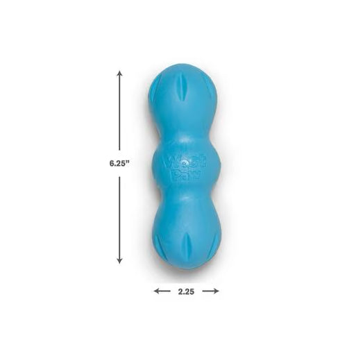 West Paw Rumpus® Durable Dog Chew Toy – Aqua Blue