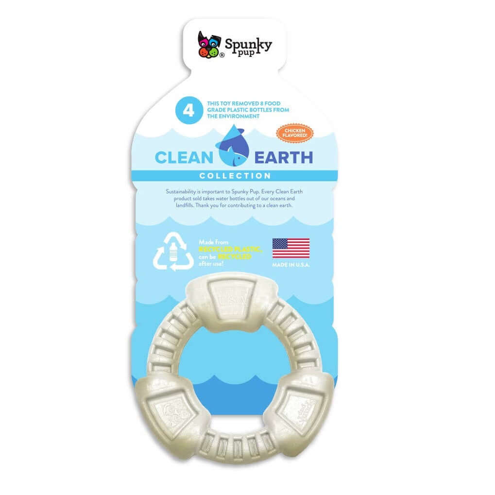 Clean Earth Recycled Hard Chews - Made in the USA: Ring