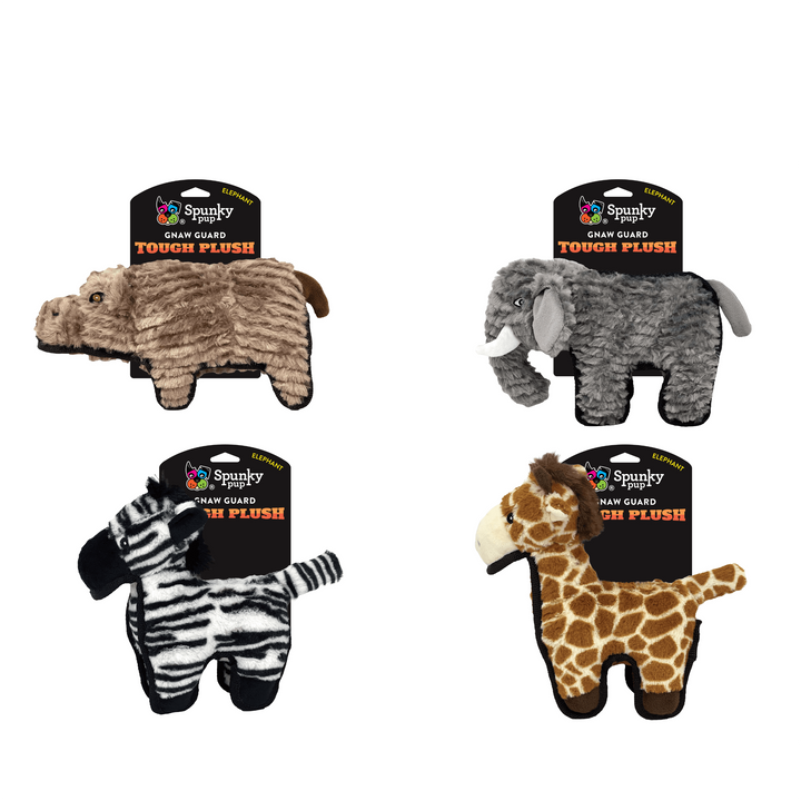 Peluche de hipopótamo Spunky Pup: juguete duradero para masticadores empedernidos