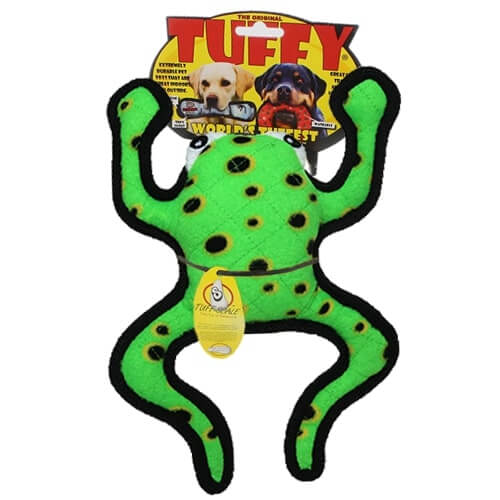 green frog tuffy package