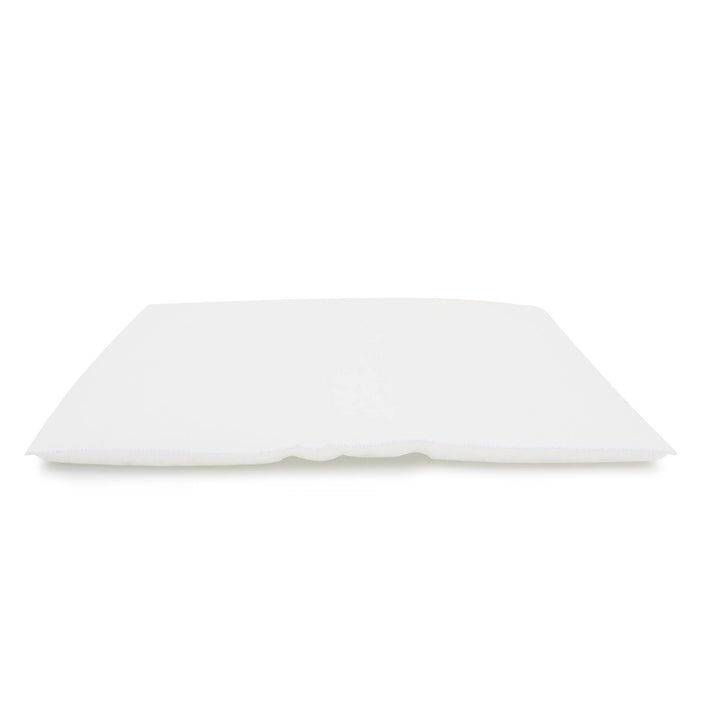 White rectangular object on a white background