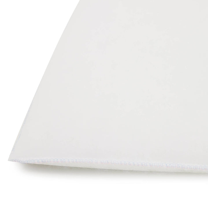 White paper sheet on a white background