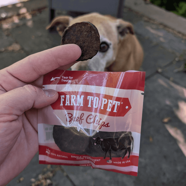Beef Chips Snack Packs for Dogs (24)