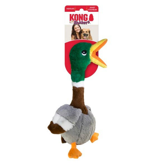 KONG® Shakers Honkers Duck: Shake, Chew, Fetch, Play!