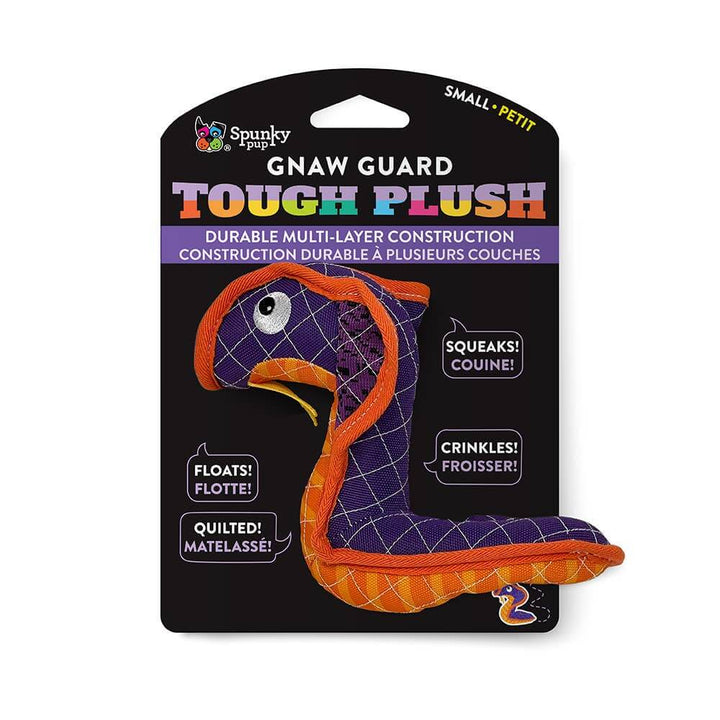 Spunky Pup Tough Plush Neons: Medium/Snake