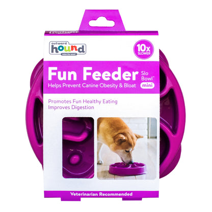 Fun Feeder Slo-Bowl - Purple Medium