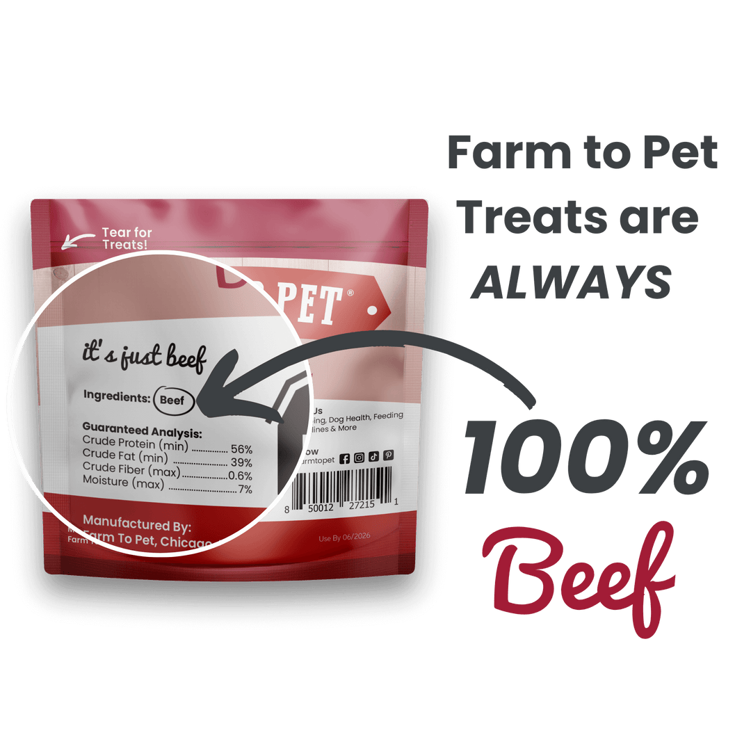 Beef Chips Snack Packs for Dogs (24)