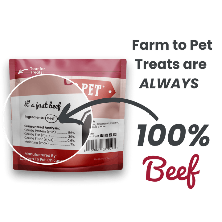 Beef Chips Snack Packs for Dogs (24)