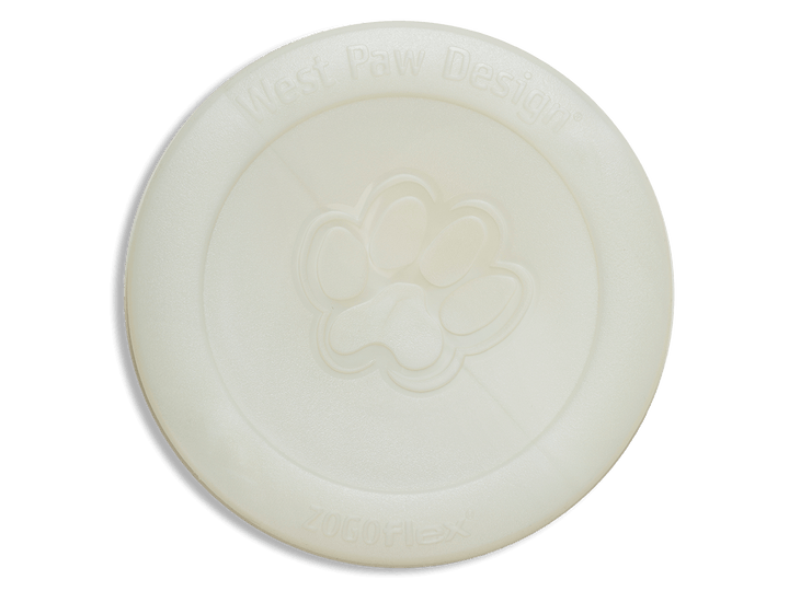 West Paw Zisc® Flying Disc Fetch Dog Toy: Glow / Small