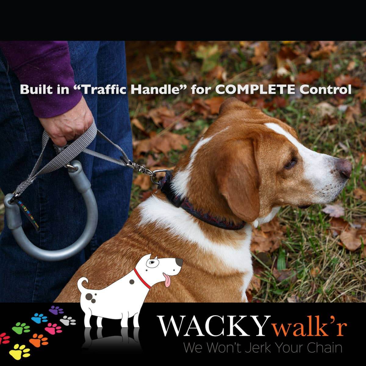 WACKYwalkr' - No Pull Dog Leashes