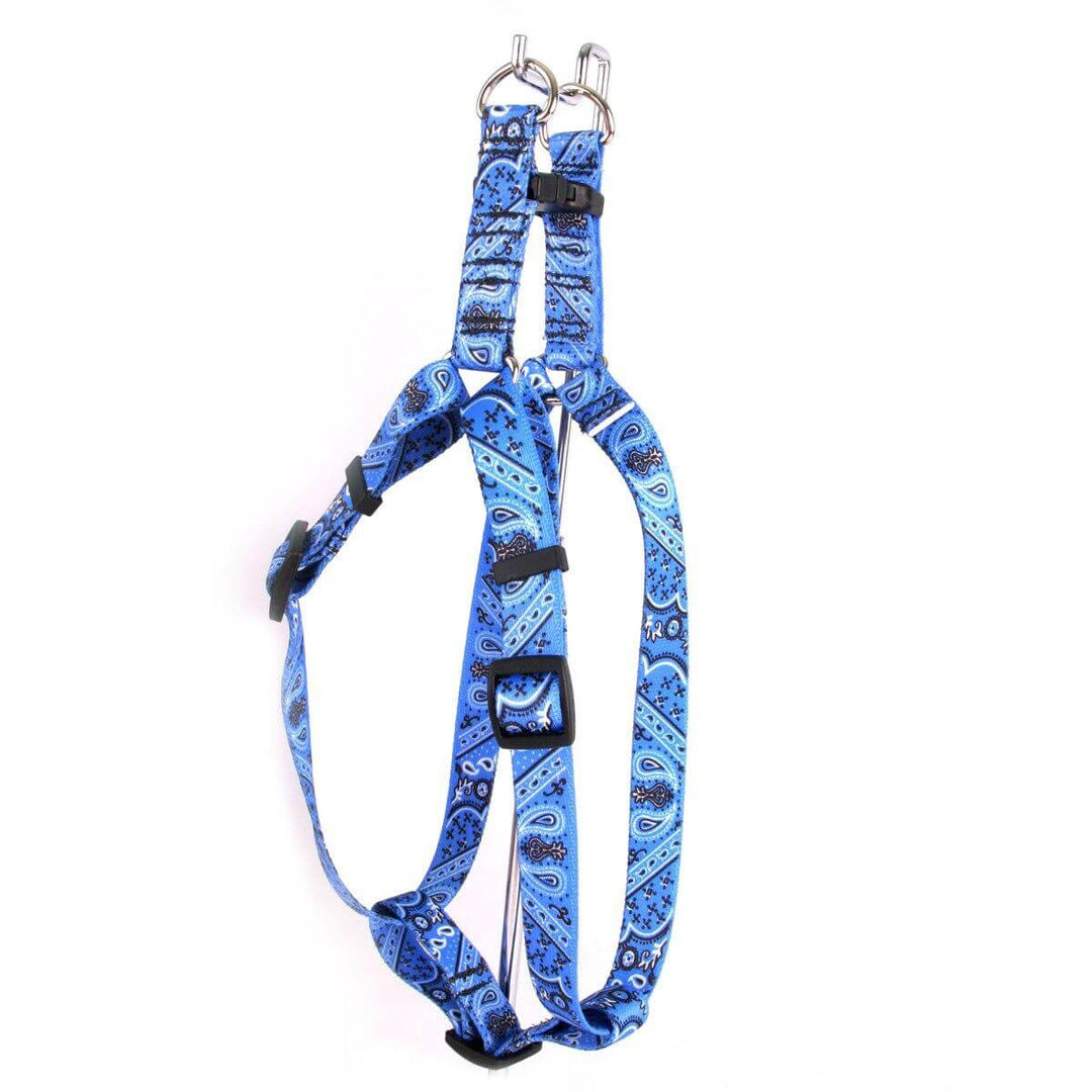 Bandana Blue Step-In Dog Harness by Yellow Dog Design