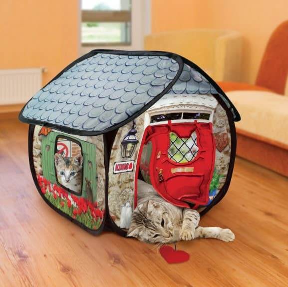 KONG® Play Spaces Bungalow Cat Toy