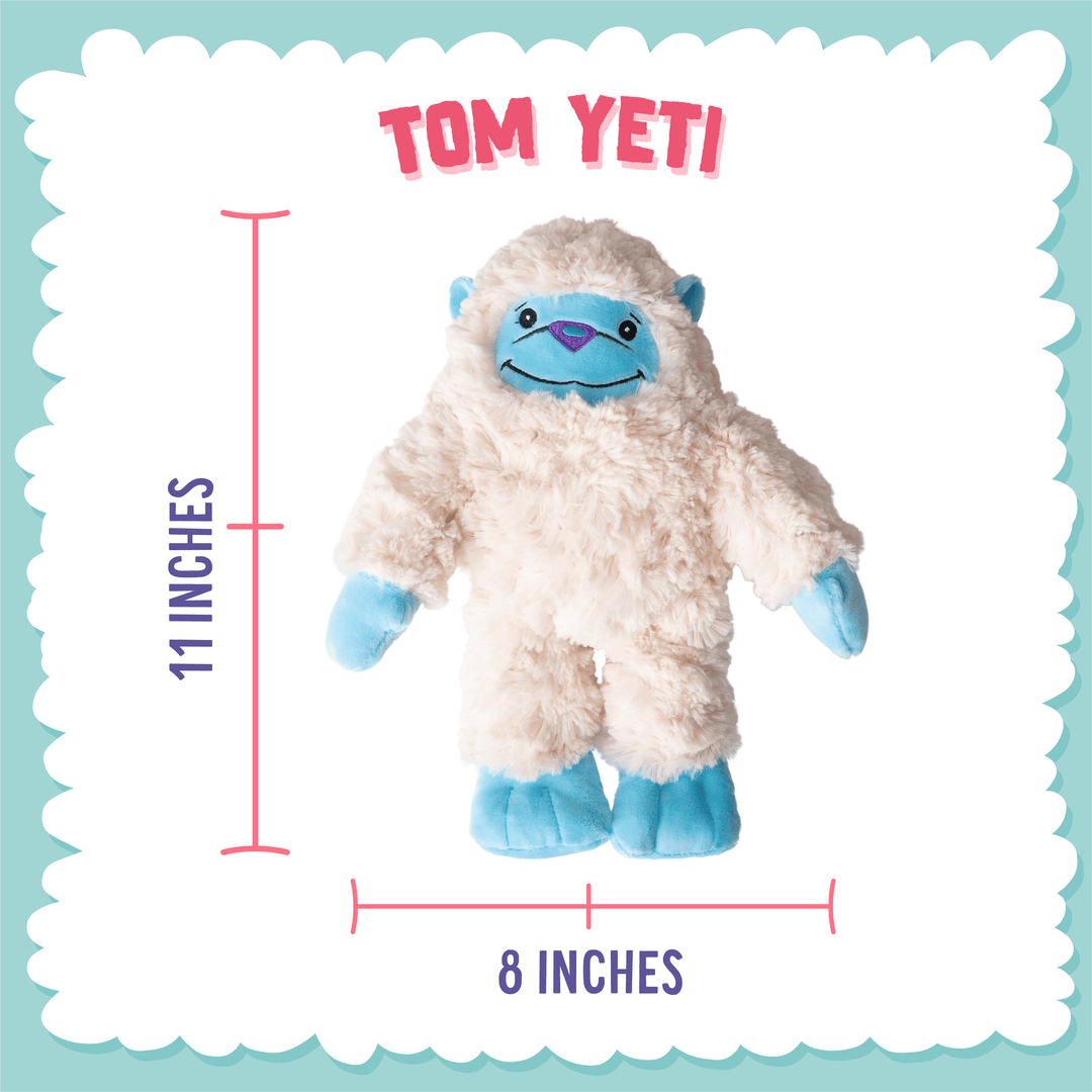SnugArooz Tom Yeti Plush Dog Toy 11"