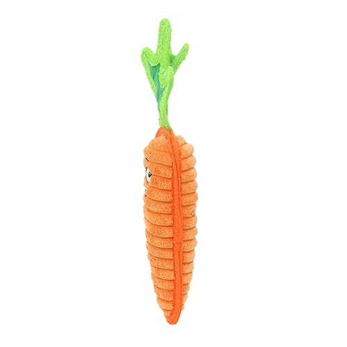 Tuffy® Funny Food Carrot Dog Toy