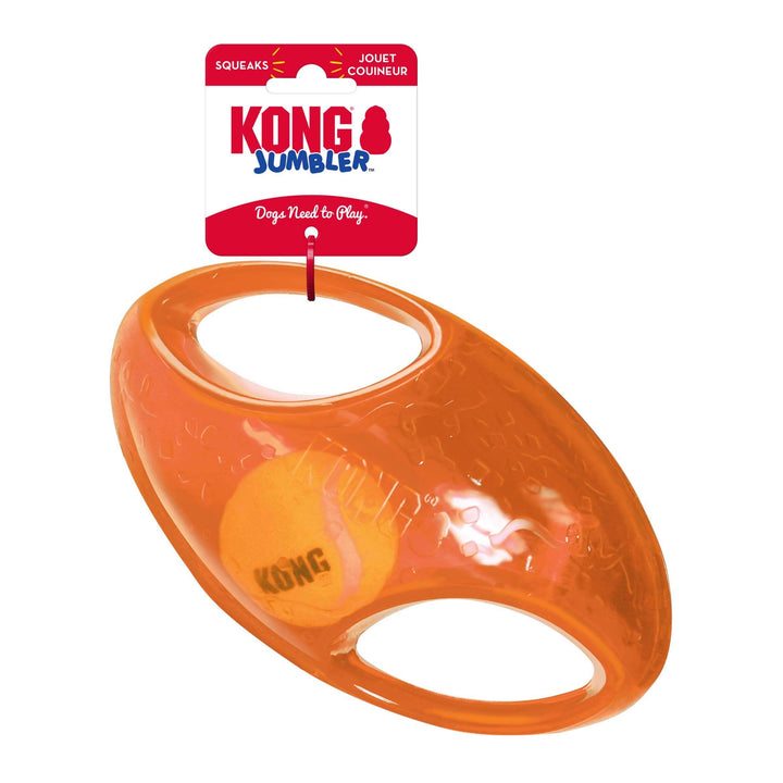 KONG® Jumbler™ Football Dog Enrichment Toy Assorted Large/XL